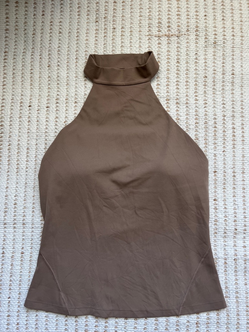 Lululemon Align High-Neck Halter Tank Top *A/B Cup Taupetastic Size 8